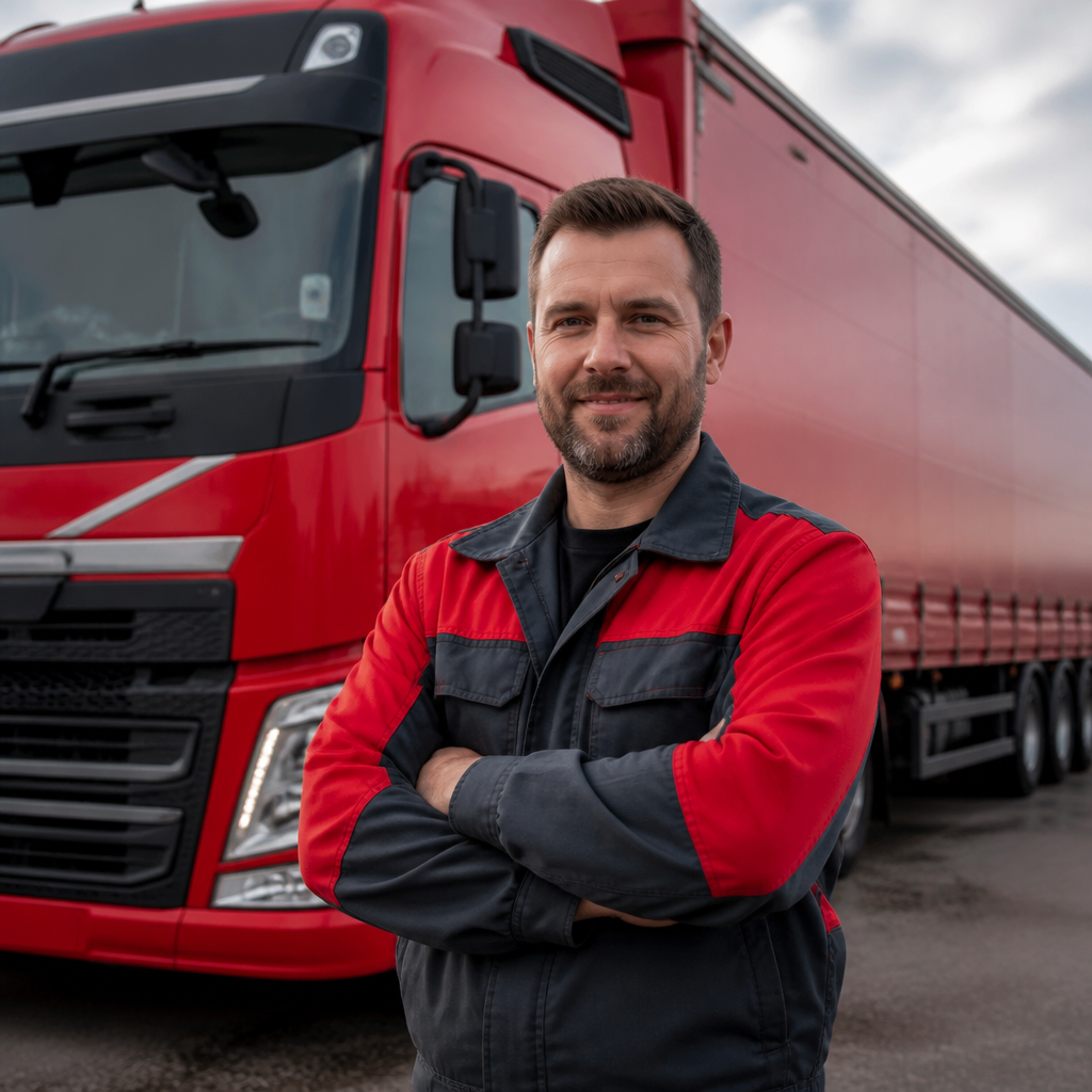 ŘIDIČ/KA sk."C+E" na plachtový / plato návěs, tahač Volvo